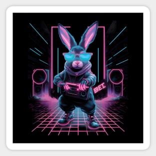 BEI BE Easter Bunny Beats Sticker